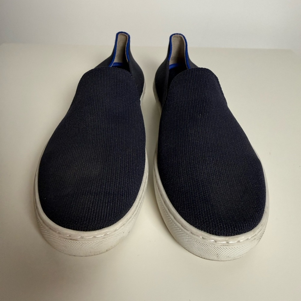 Rothy's Deep Blue Slip-On Sneakers - Picture 7 of 15